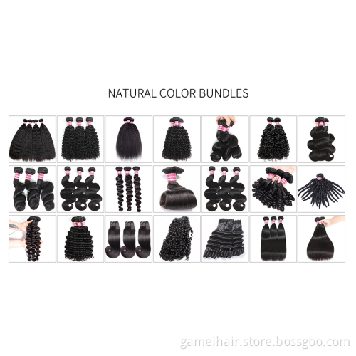 Single Donor Human Virgin Hair deep wave Extension GMHAIR Unprocessed Raw Cambodian Cuticle Aligned Virgin Hair Bundles